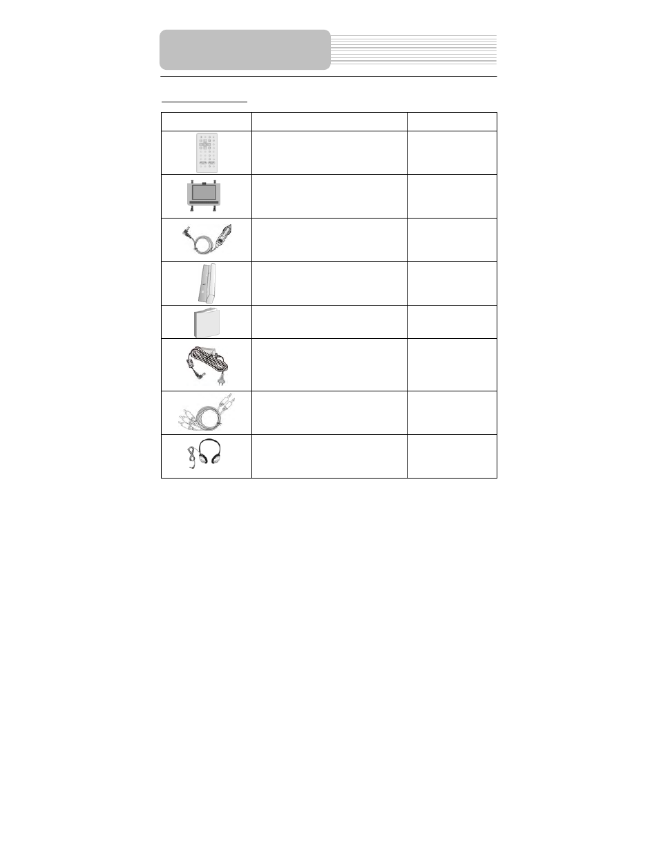 Accessories | Polaroid PDU-1045S User Manual | Page 8 / 46