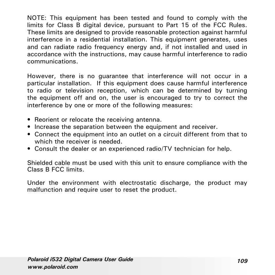 Polaroid i532 User Manual | Page 109 / 110