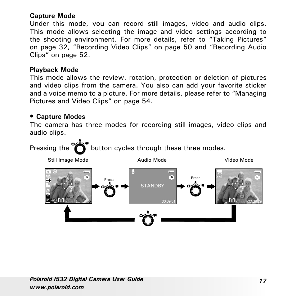 Polaroid i532 User Manual | Page 17 / 110
