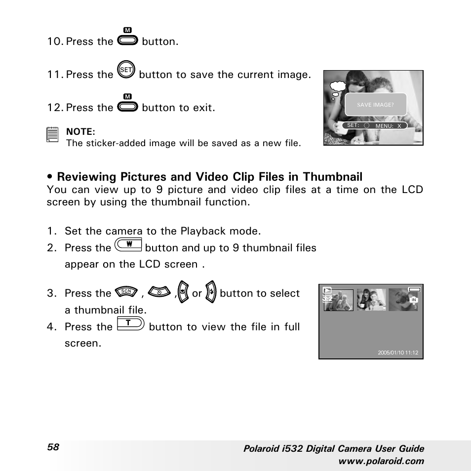 Polaroid i532 User Manual | Page 58 / 110