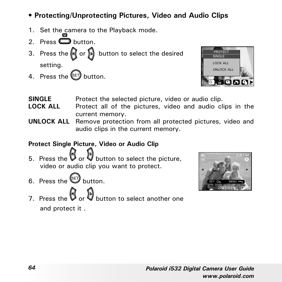 Polaroid i532 User Manual | Page 64 / 110