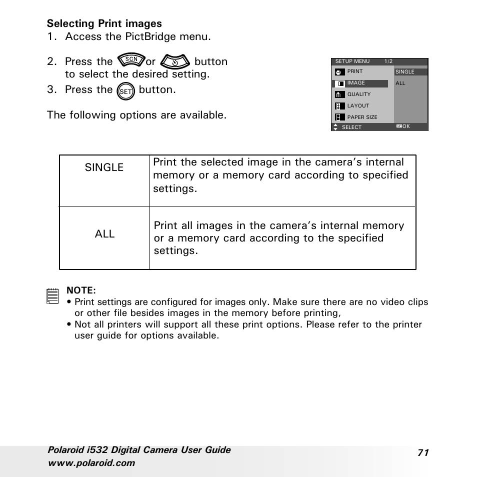 Polaroid i532 User Manual | Page 71 / 110