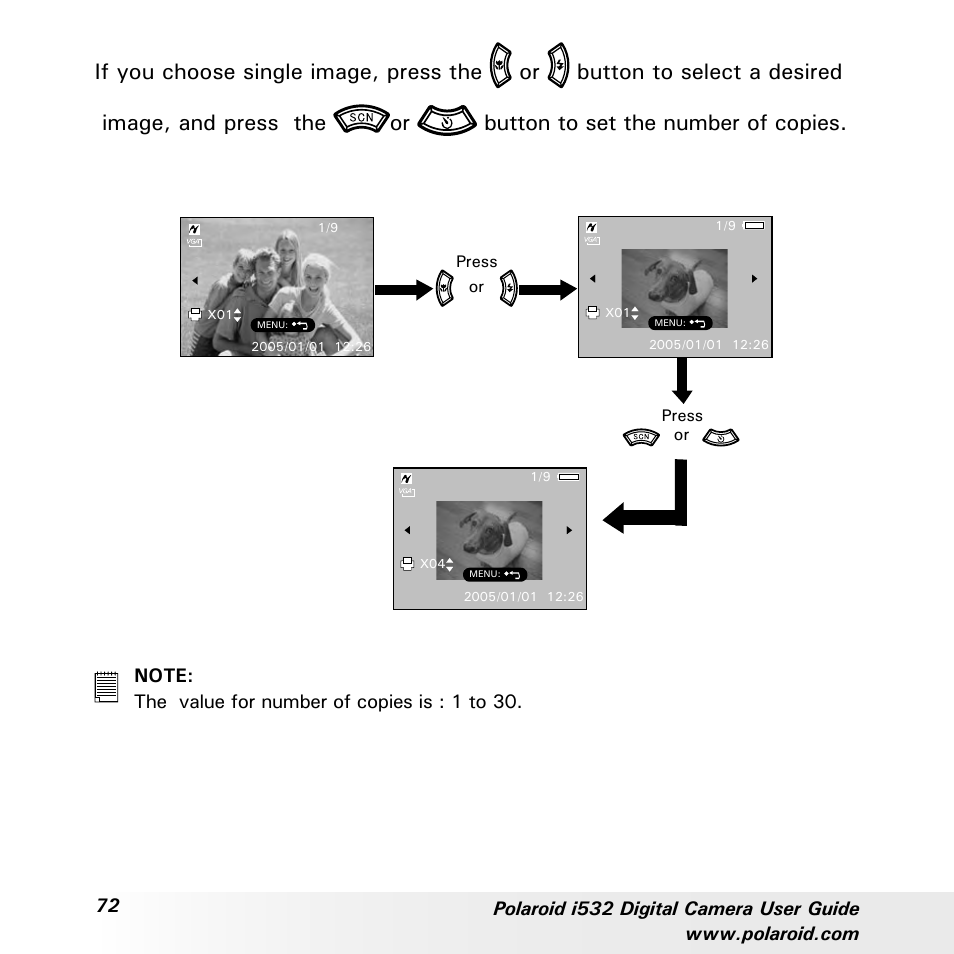Polaroid i532 User Manual | Page 72 / 110