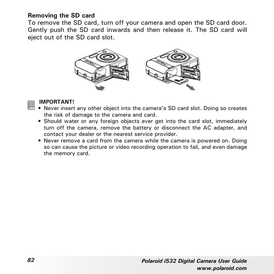 Polaroid i532 User Manual | Page 82 / 110