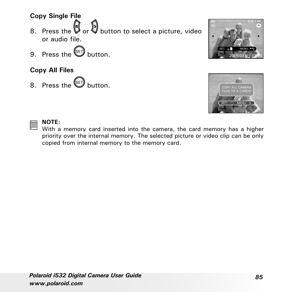 Polaroid i532 User Manual | Page 85 / 110