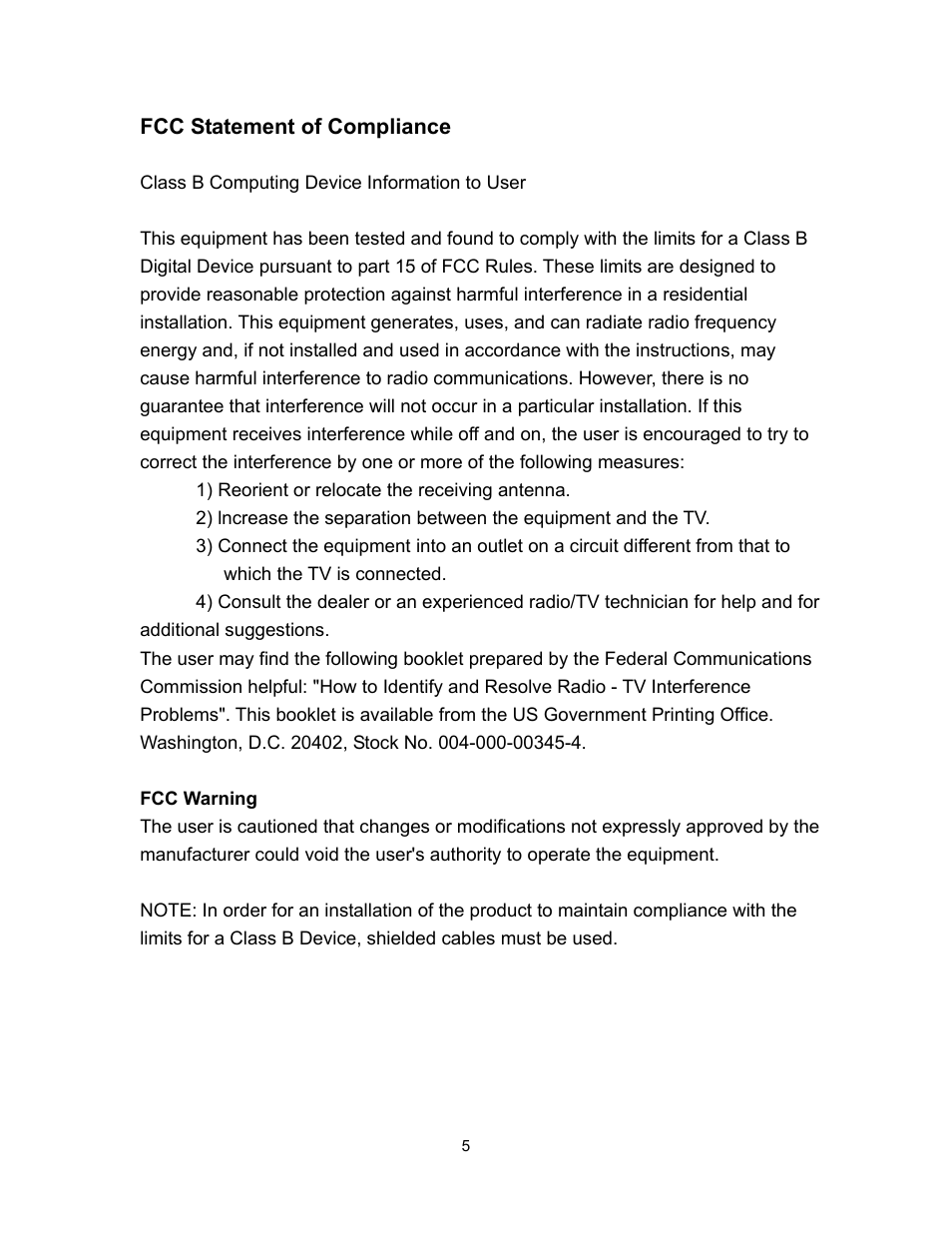 Polaroid PLA-4260MTR User Manual | Page 5 / 22