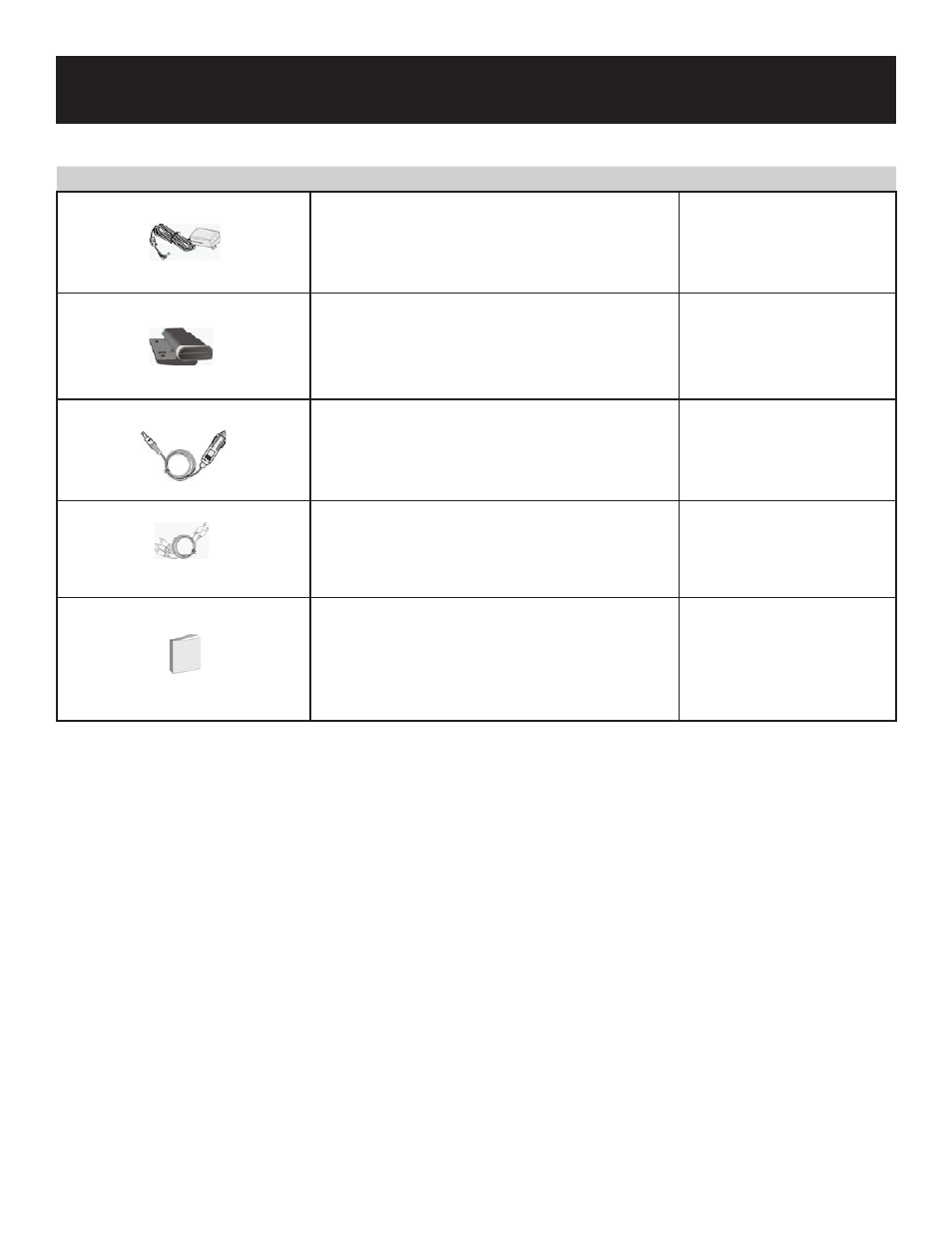 Accessories | Polaroid PDM-0752 User Manual | Page 6 / 28