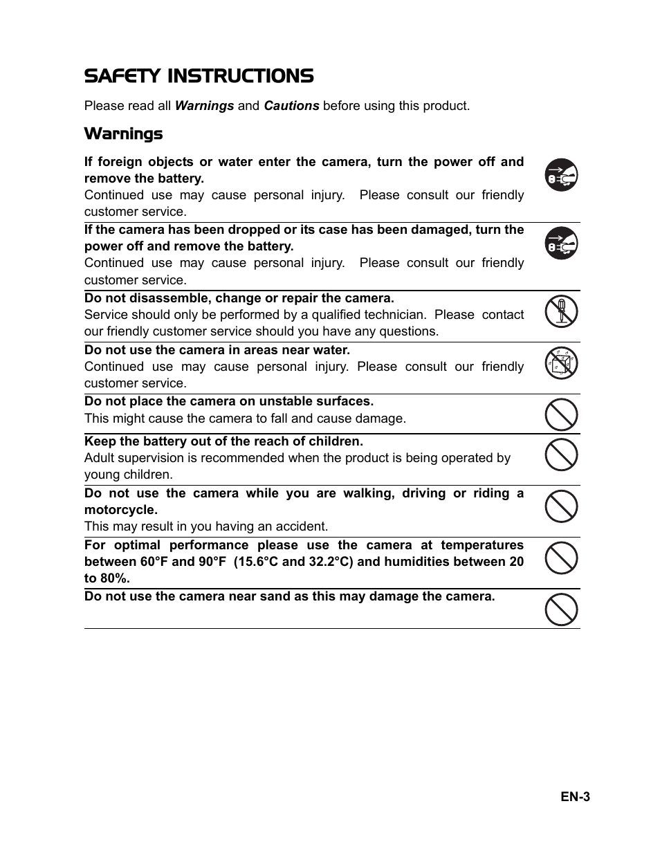 Safety instructions | Polaroid CZA-05300B User Manual | Page 4 / 47