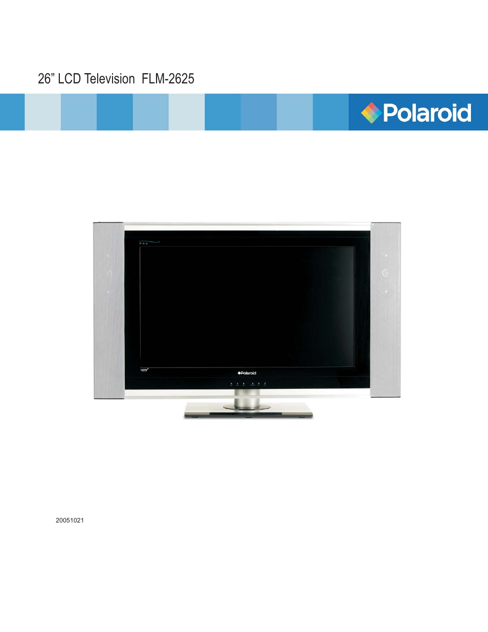 Polaroid FLM-2625 User Manual | 42 pages
