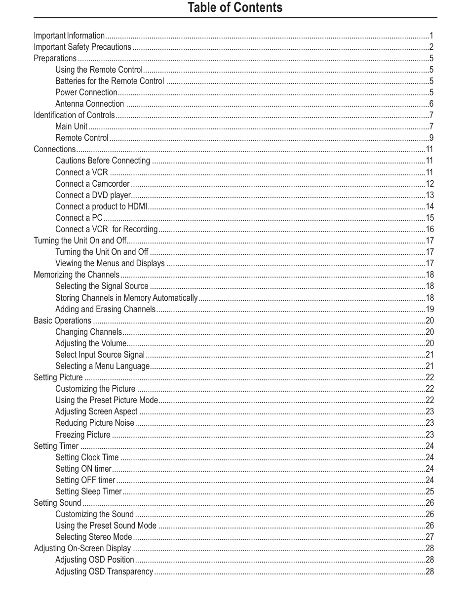 Polaroid FLM-2625 User Manual | Page 2 / 42