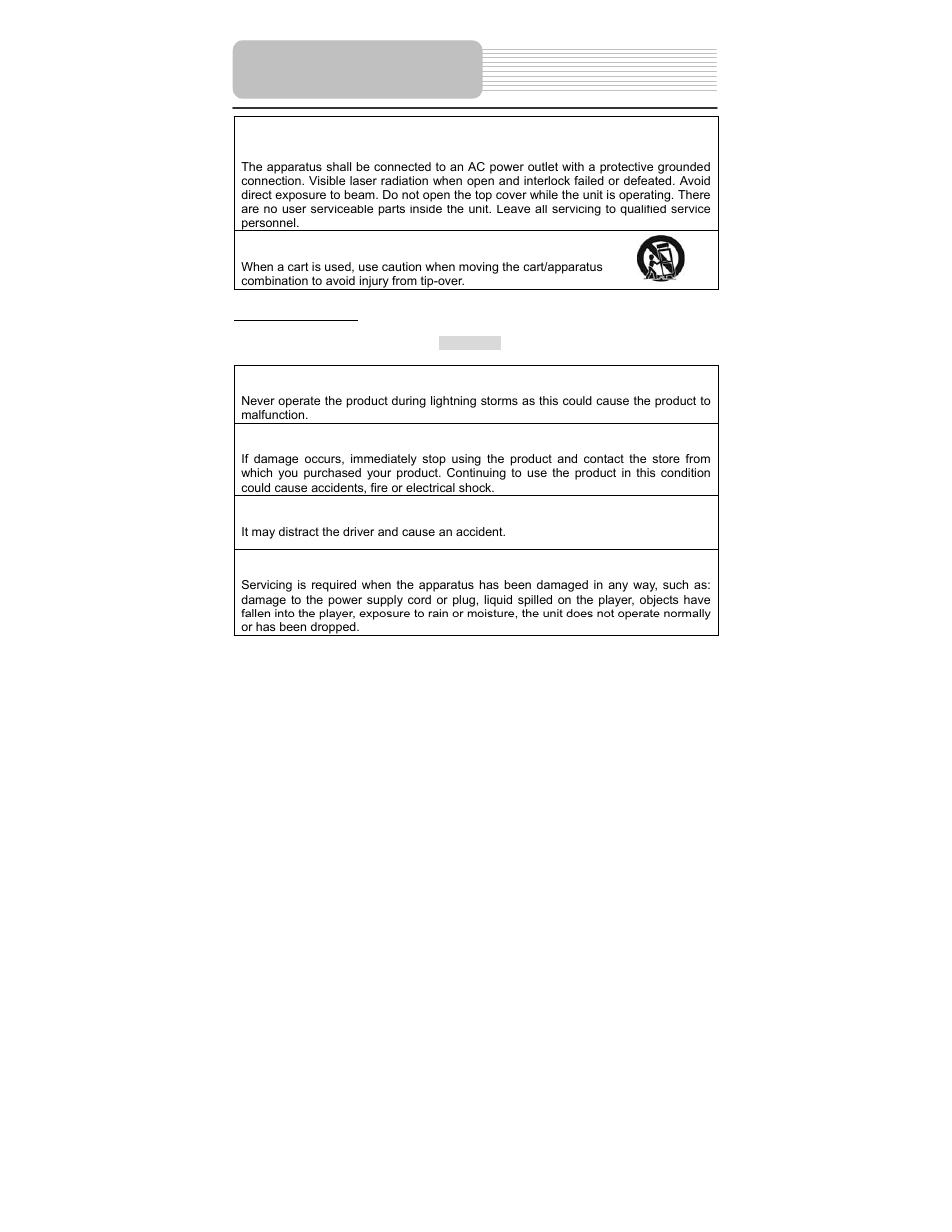 Safety instructions | Polaroid PDM-0824 User Manual | Page 4 / 47