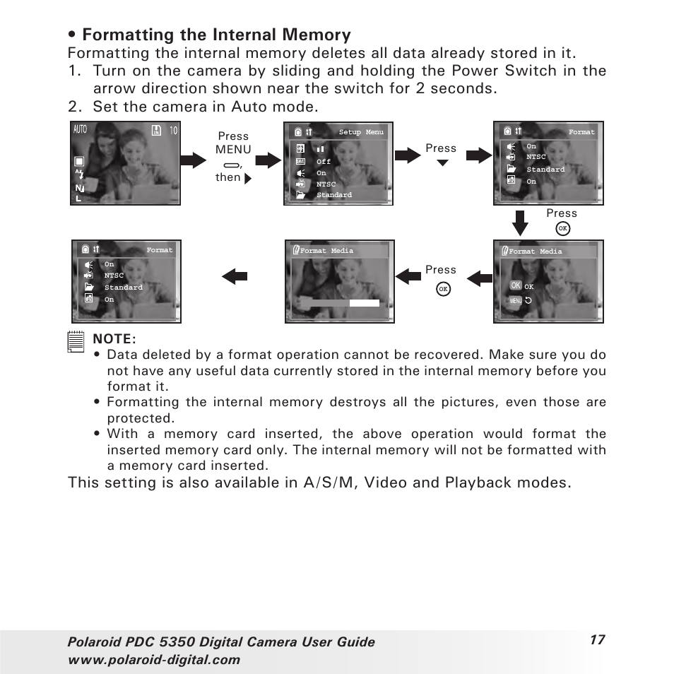 Polaroid PDC 5350 User Manual | Page 17 / 81