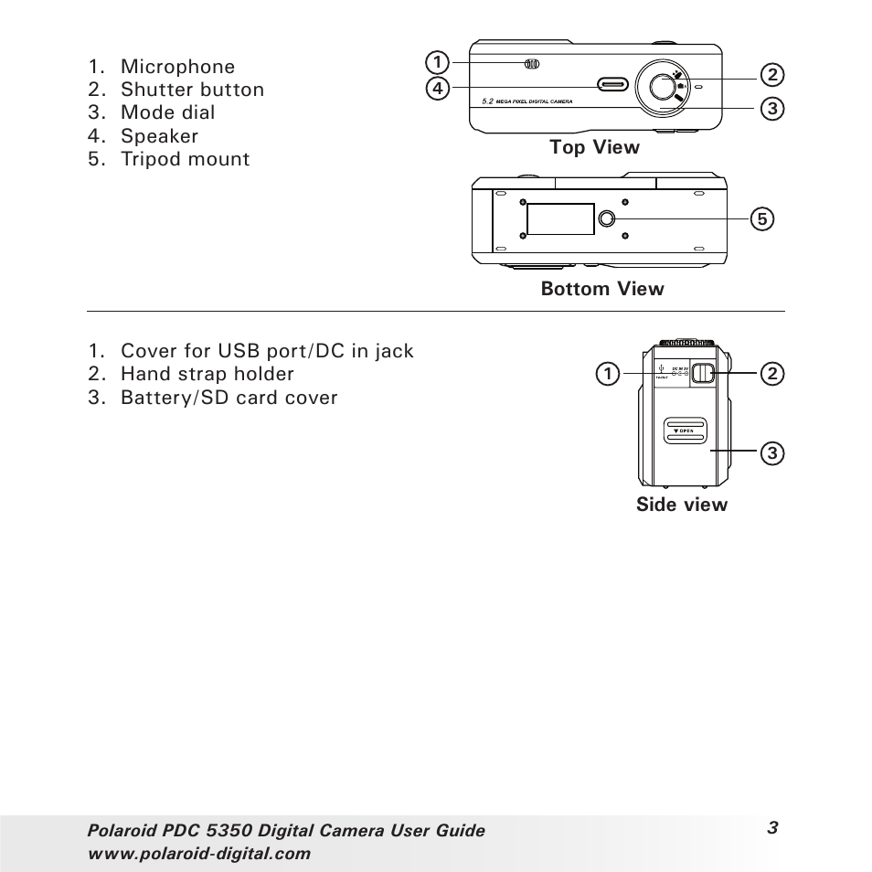 Polaroid PDC 5350 User Manual | Page 3 / 81