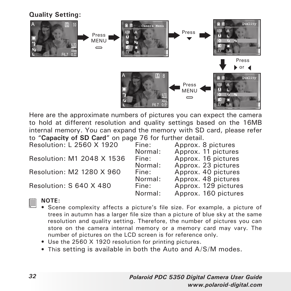 Polaroid PDC 5350 User Manual | Page 32 / 81