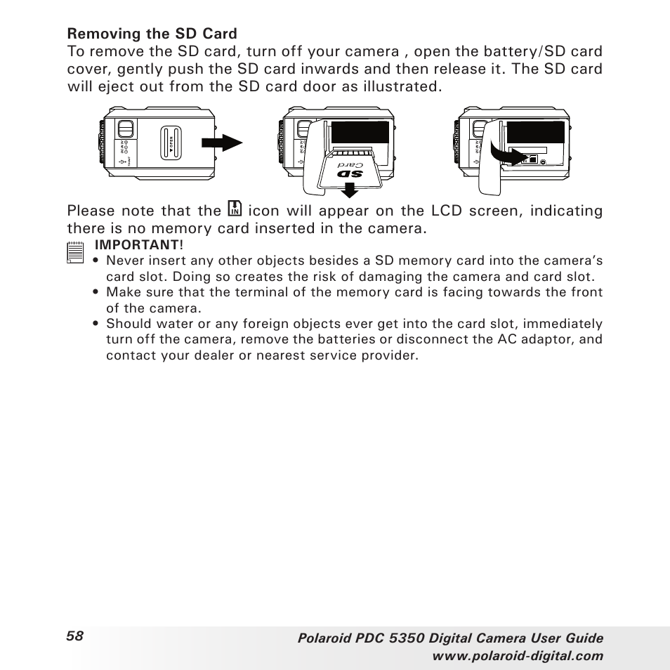 Polaroid PDC 5350 User Manual | Page 58 / 81