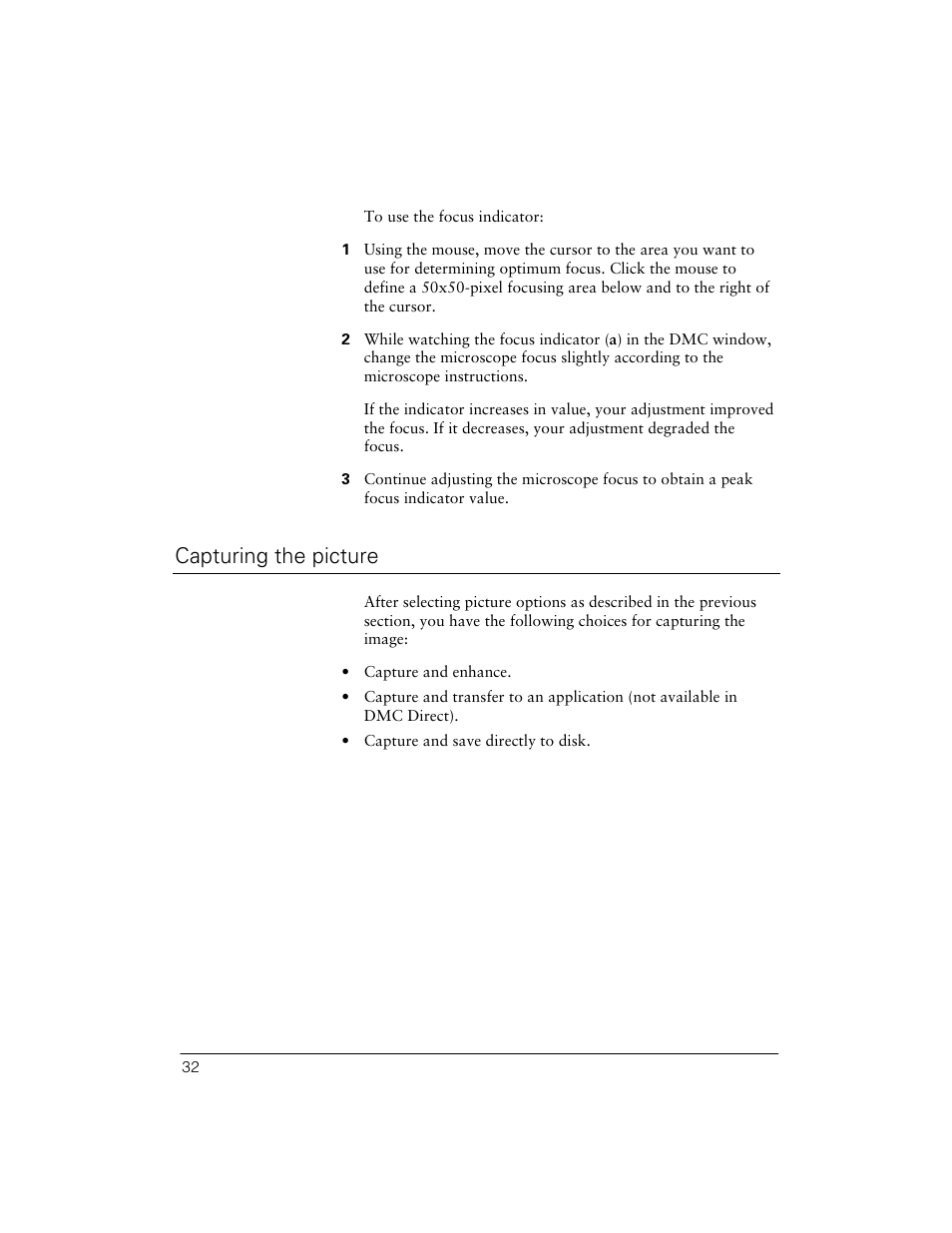 Capturing the picture | Polaroid Digital Microscope Camera User Manual | Page 36 / 52