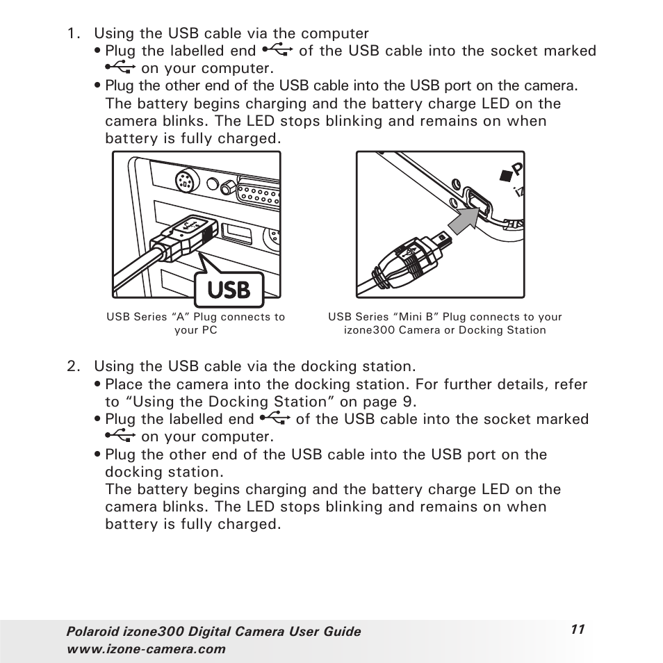 Polaroid i-Zone 300 User Manual | Page 11 / 82