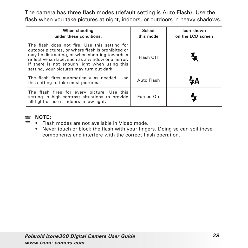 Polaroid i-Zone 300 User Manual | Page 29 / 82