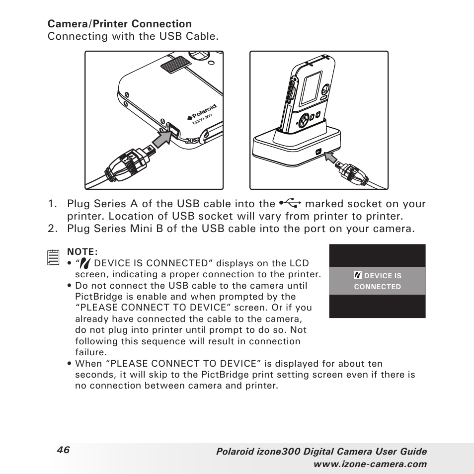 Polaroid i-Zone 300 User Manual | Page 46 / 82