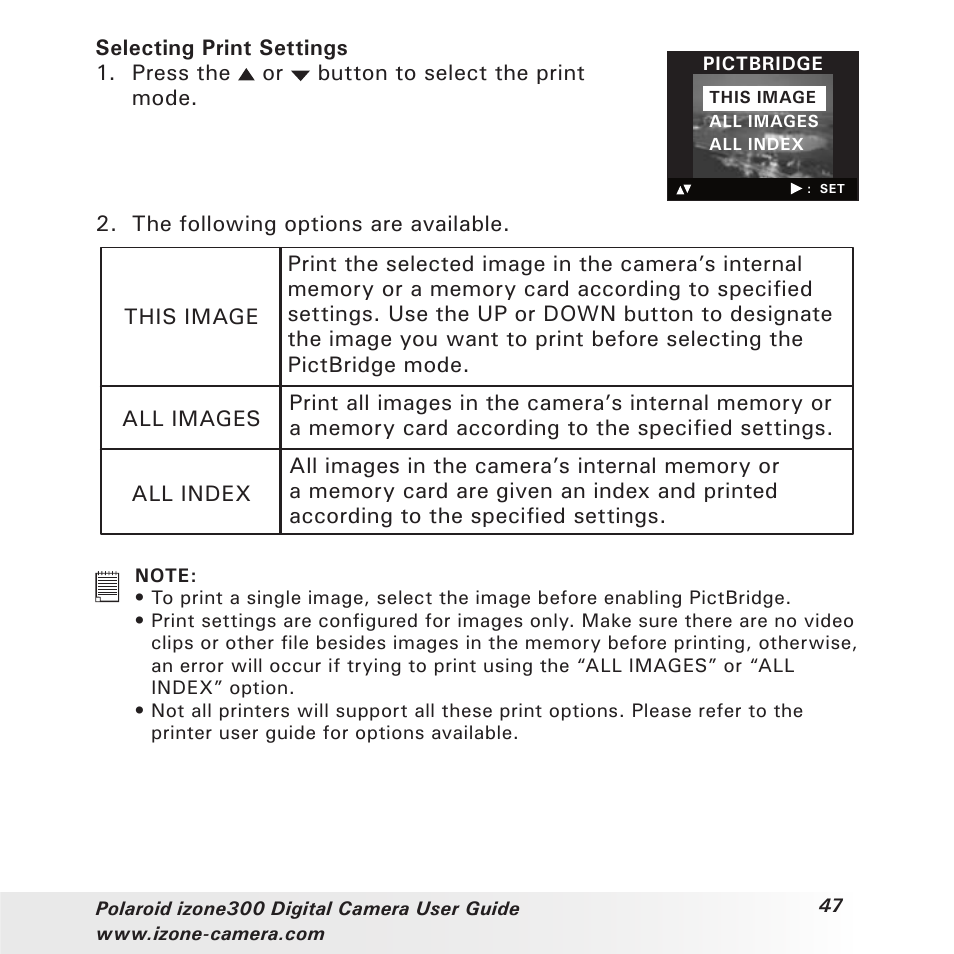 Polaroid i-Zone 300 User Manual | Page 47 / 82