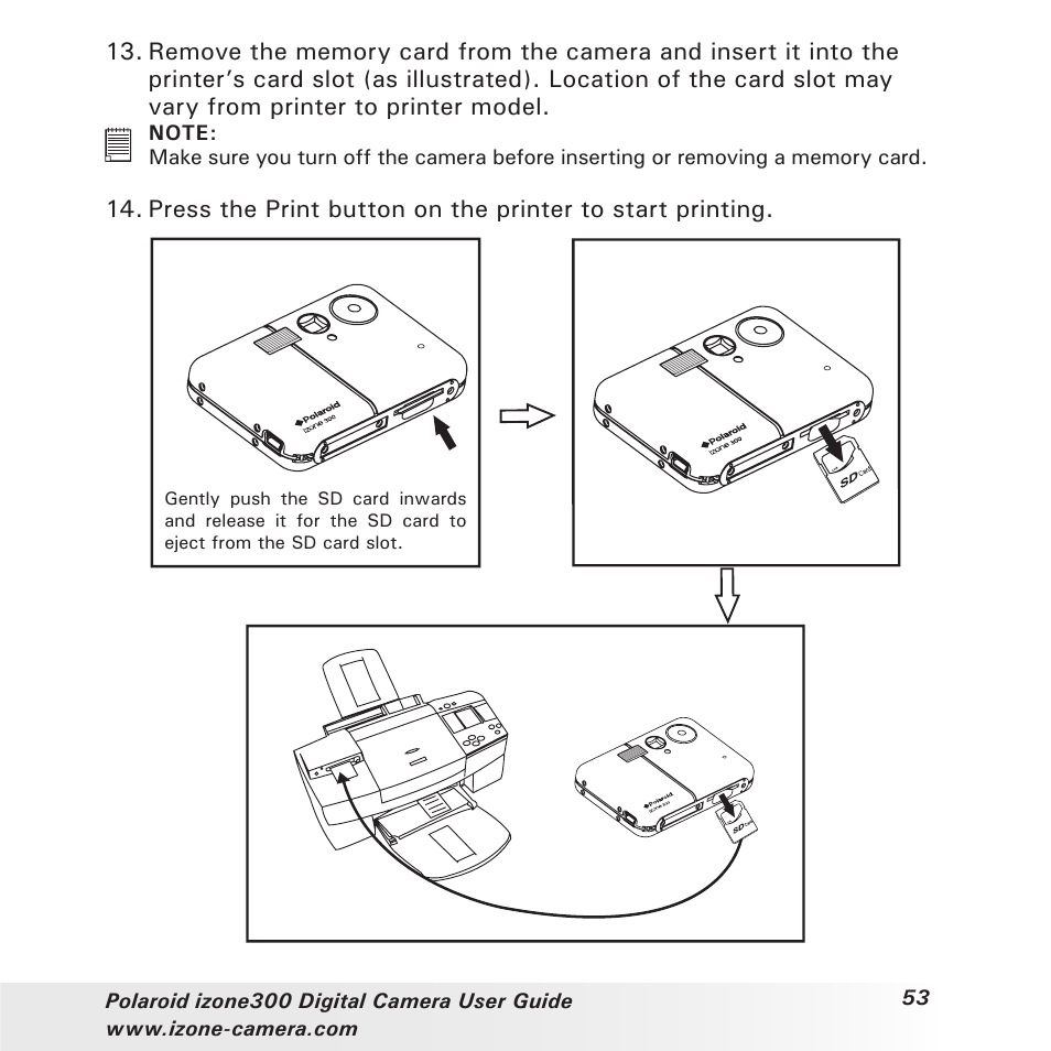 Polaroid i-Zone 300 User Manual | Page 53 / 82