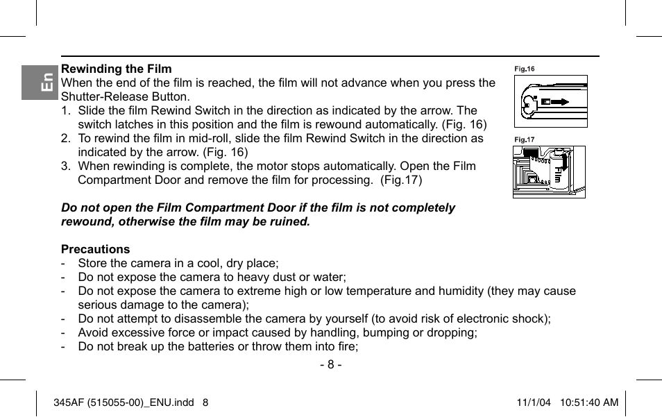 Polaroid 345AF User Manual | Page 10 / 57