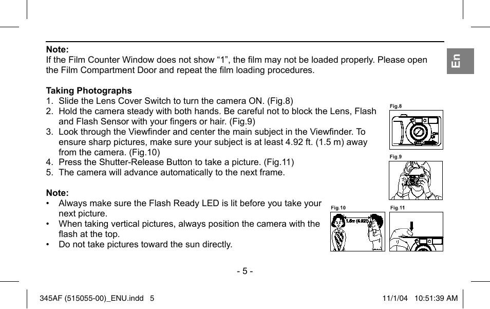 Polaroid 345AF User Manual | Page 7 / 57