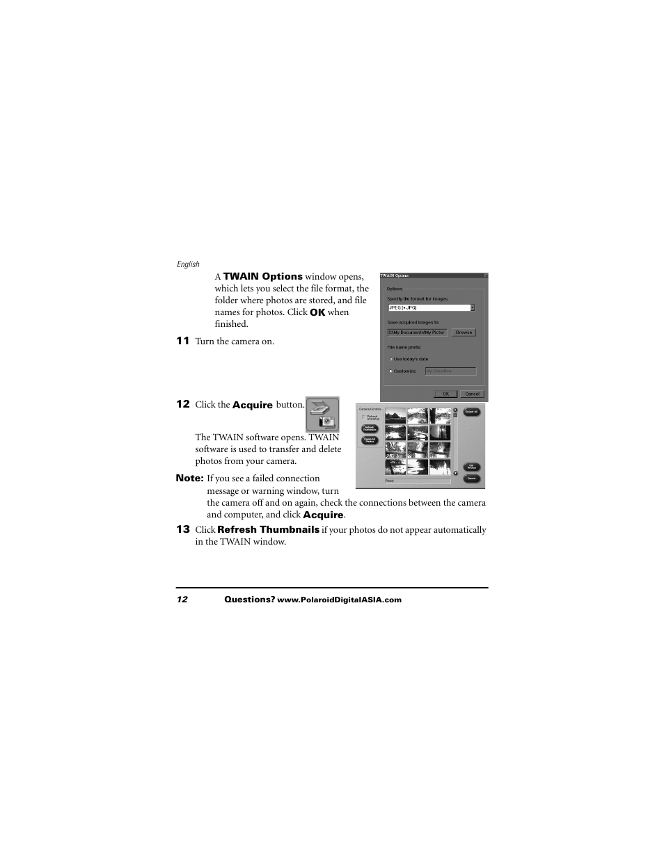 Polaroid 620 User Manual | Page 13 / 37