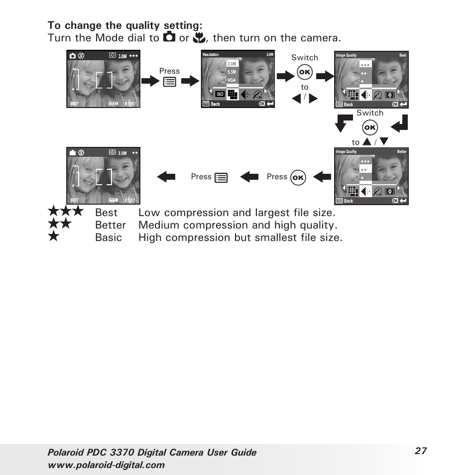 Polaroid PDC 3370 User Manual | Page 27 / 69