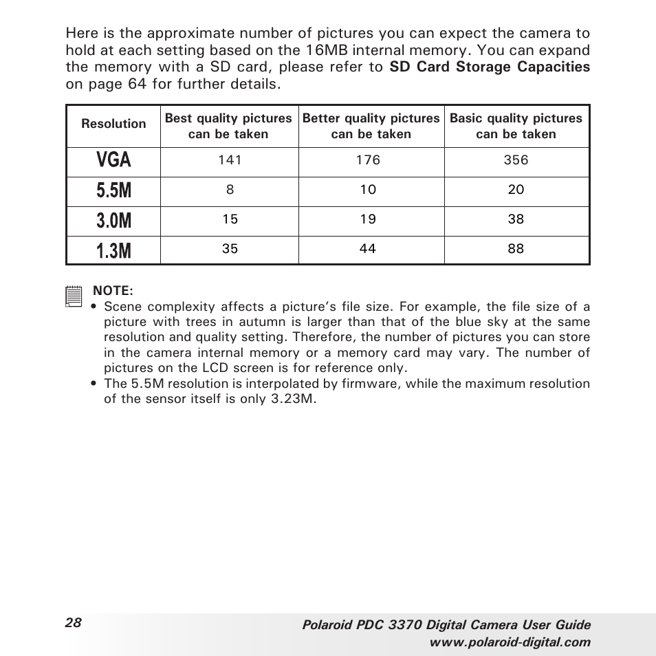 Polaroid PDC 3370 User Manual | Page 28 / 69