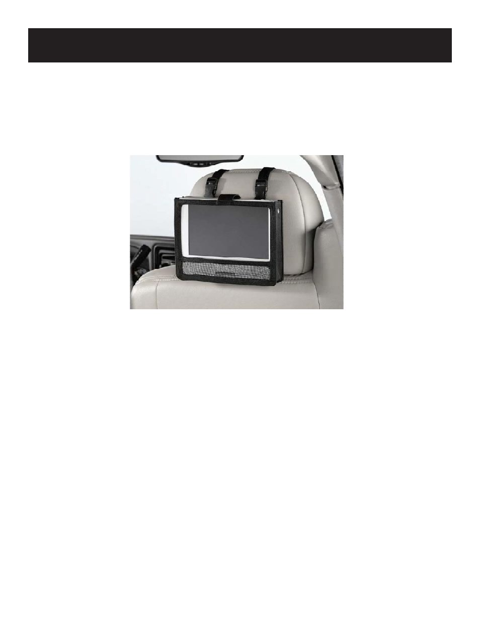 Car bag | Polaroid Overhead DVD Player User Manual | Page 26 / 29