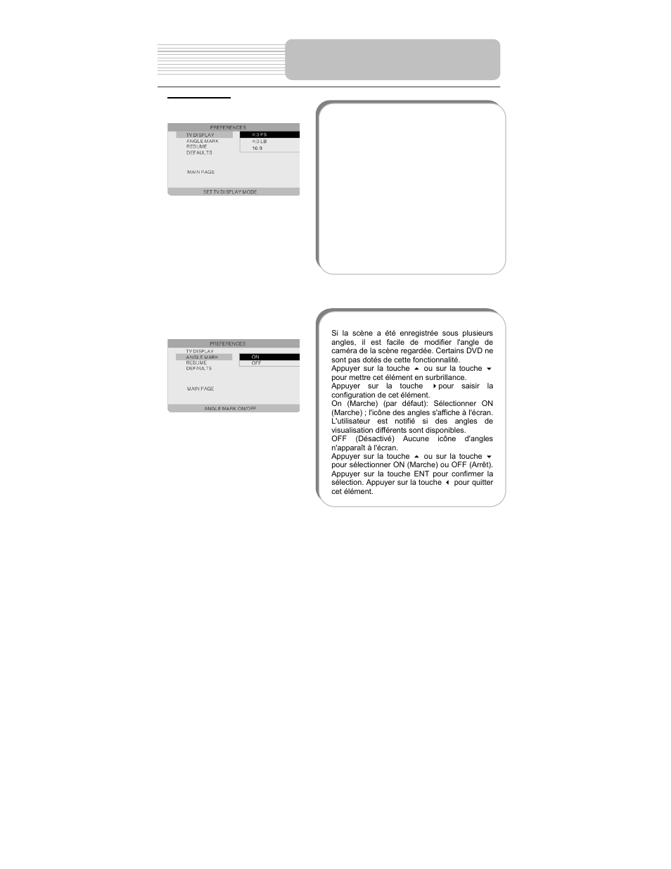 Configuration du système | Polaroid PDM-2727 User Manual | Page 127 / 144