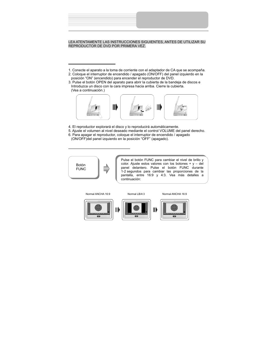 Reproducción de discos | Polaroid PDM-2727 User Manual | Page 68 / 144