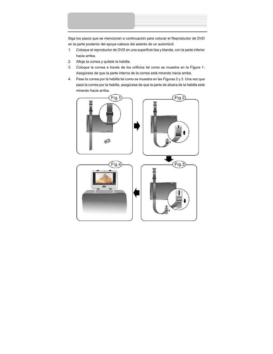 Uso de las correas | Polaroid PDM-2727 User Manual | Page 81 / 144