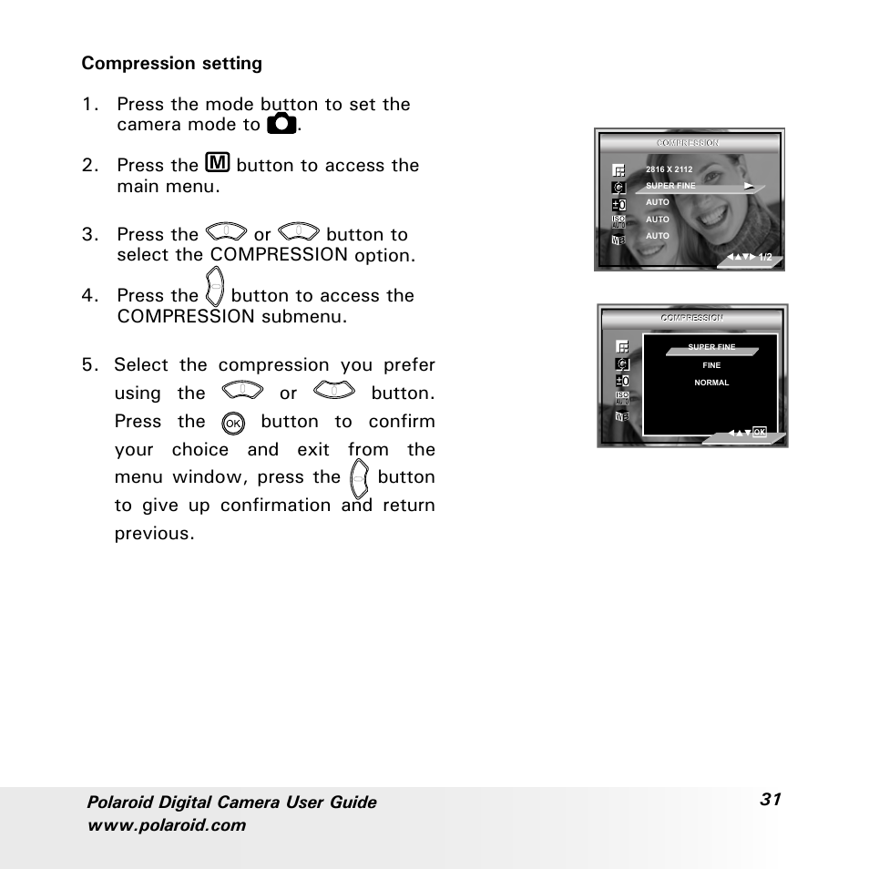 Polaroid a600 User Manual | Page 31 / 84