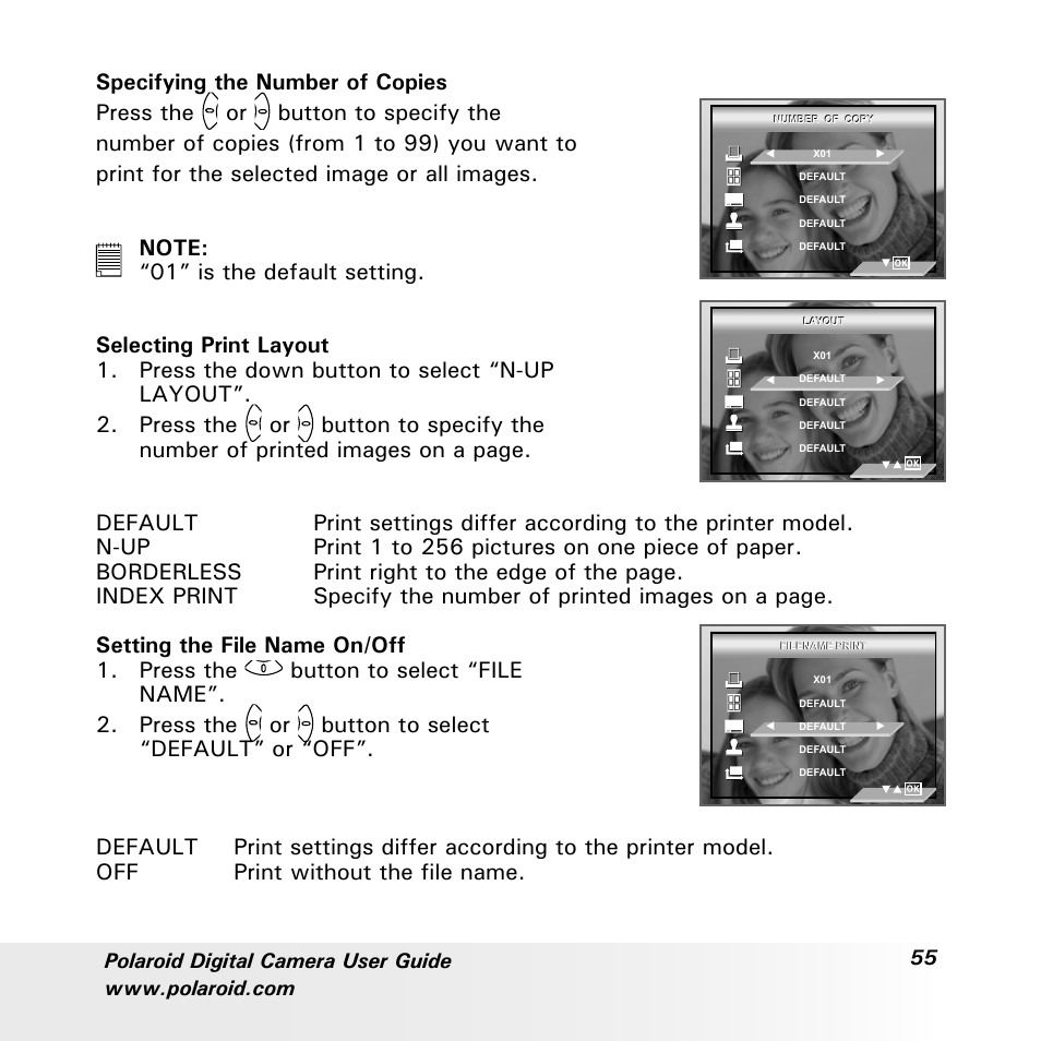 Polaroid a600 User Manual | Page 55 / 84