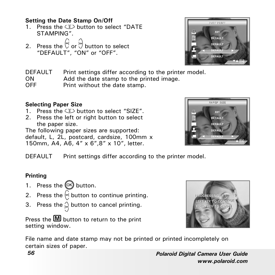 Polaroid a600 User Manual | Page 56 / 84