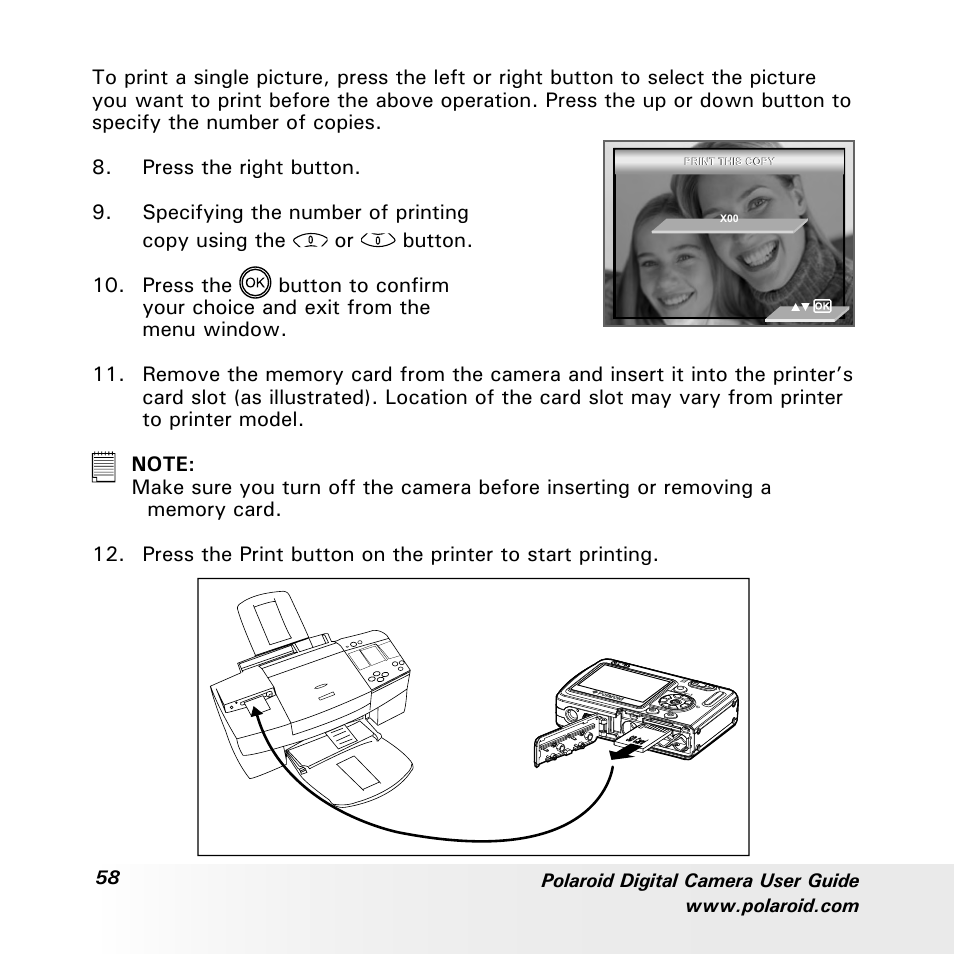 Polaroid a600 User Manual | Page 58 / 84