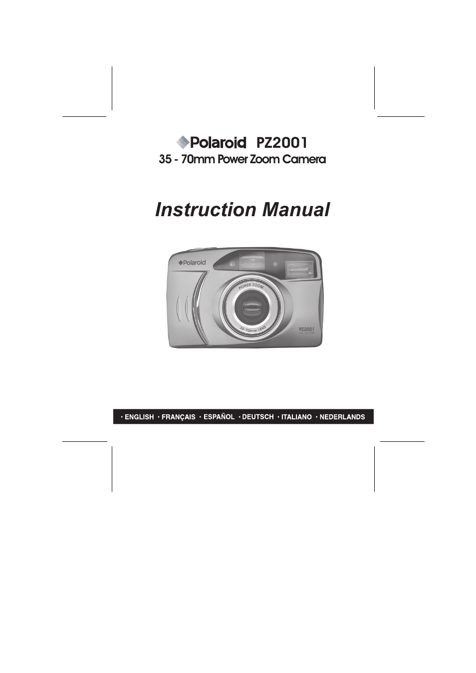 Polaroid PZ2001 User Manual | 50 pages