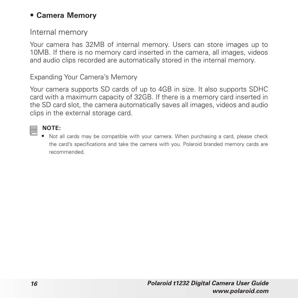 Polaroid t1232 User Manual | Page 16 / 95