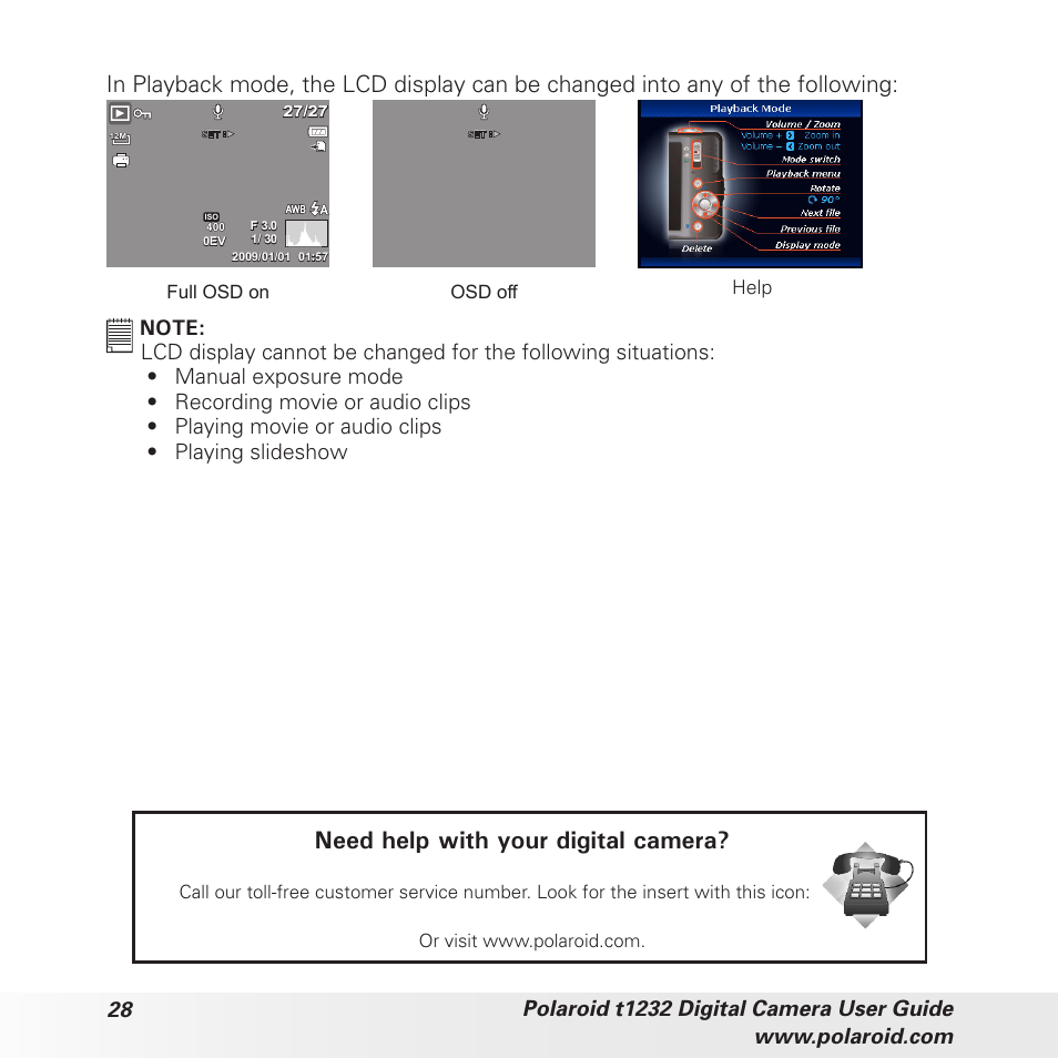Need help with your digital camera | Polaroid t1232 User Manual | Page 28 / 95