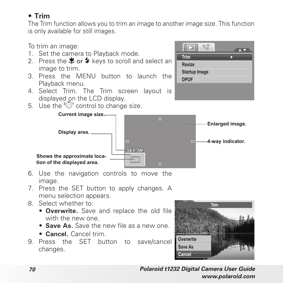 Trim | Polaroid t1232 User Manual | Page 70 / 95