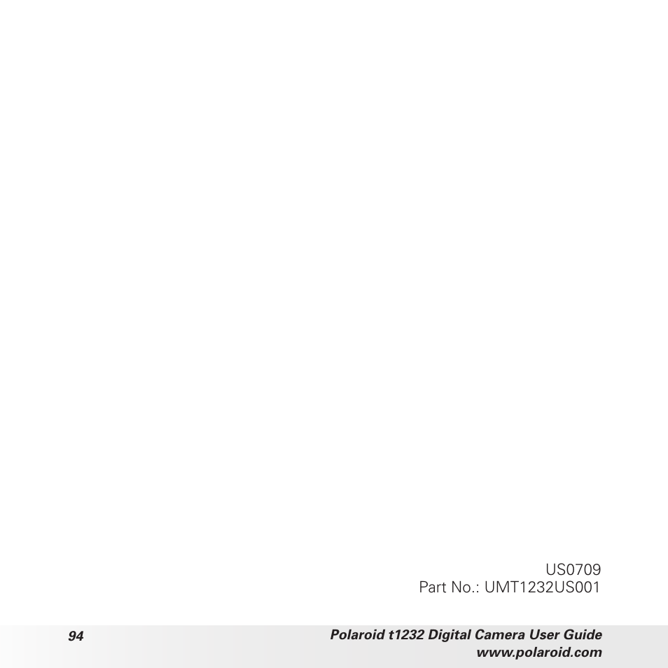 Polaroid t1232 User Manual | Page 94 / 95