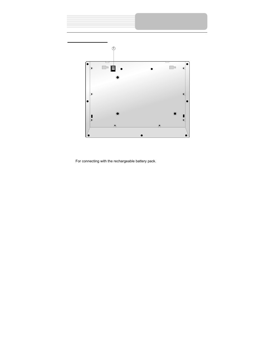 View of main unit bottom | Polaroid PDM-0714 User Manual | Page 11 / 36