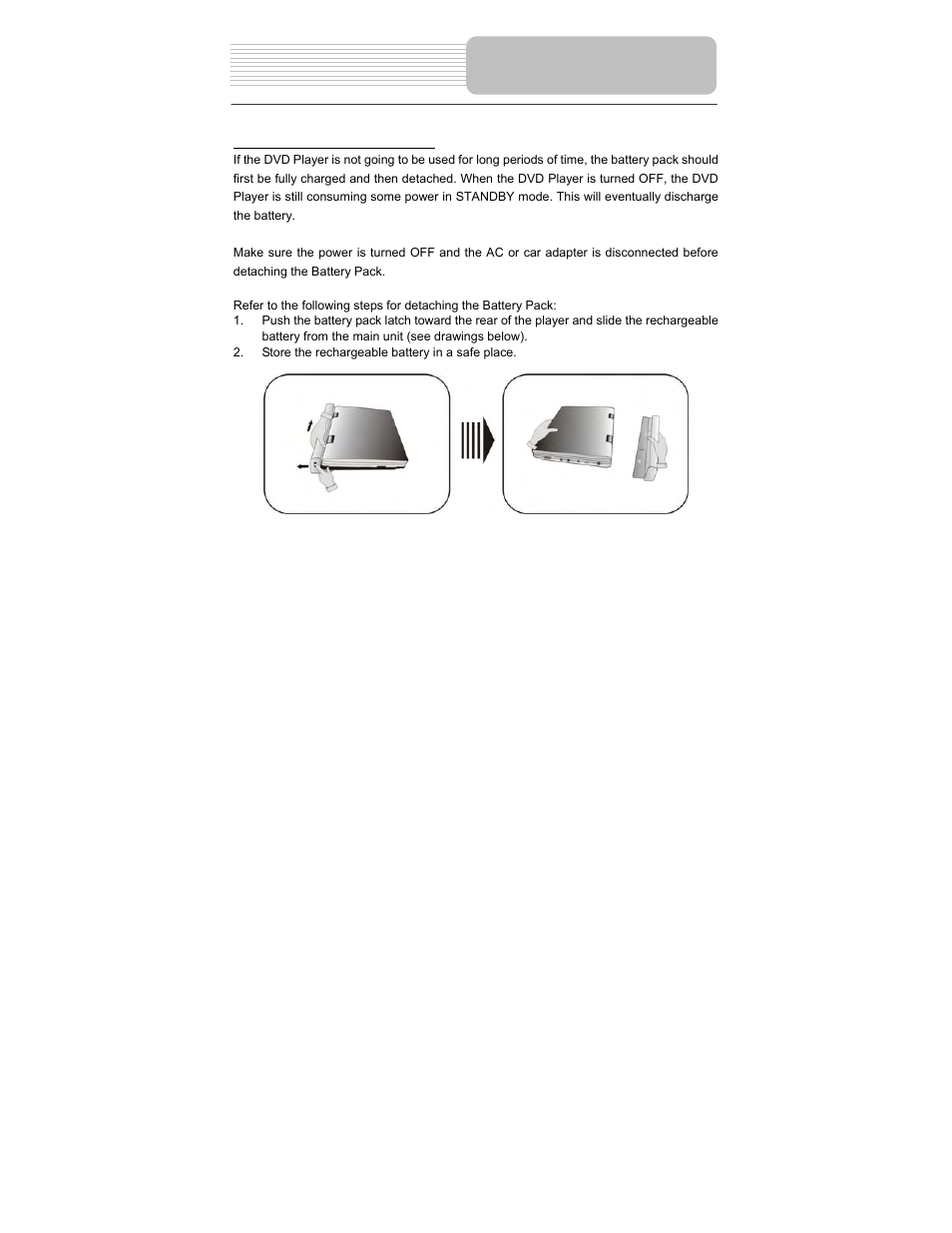 Rechargeable battery | Polaroid PDM-0714 User Manual | Page 17 / 36