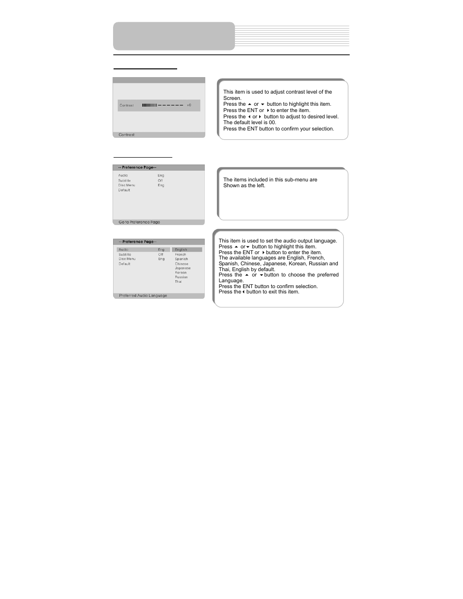 System setup | Polaroid PDM-0714 User Manual | Page 30 / 36