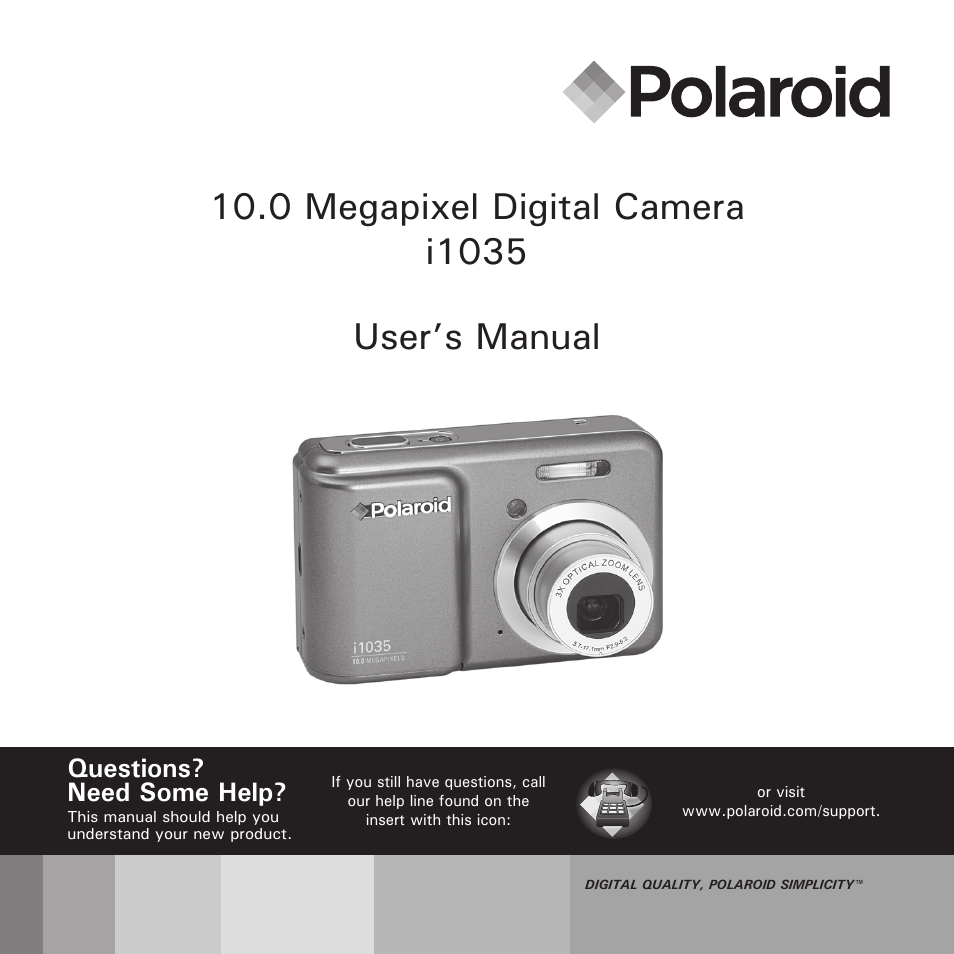 Polaroid I1035 User Manual | 117 pages