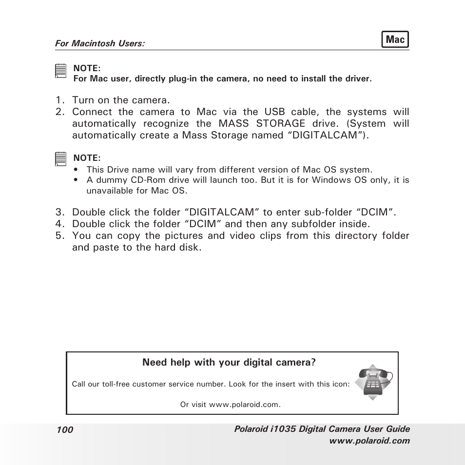 Polaroid I1035 User Manual | Page 100 / 117