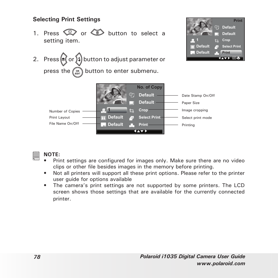Polaroid I1035 User Manual | Page 78 / 117
