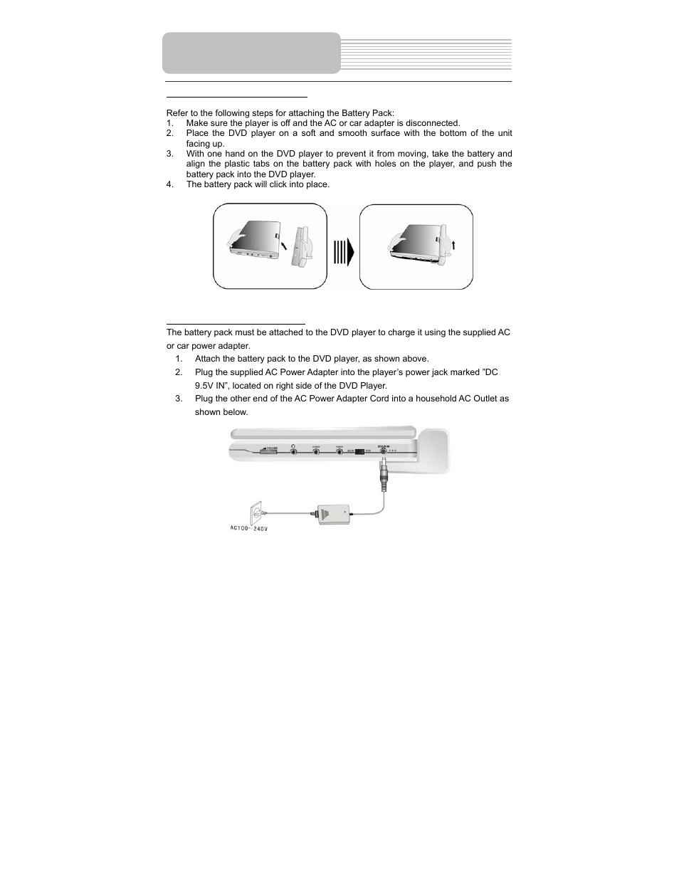 Rechargeable battery | Polaroid PDM-0722 User Manual | Page 22 / 43